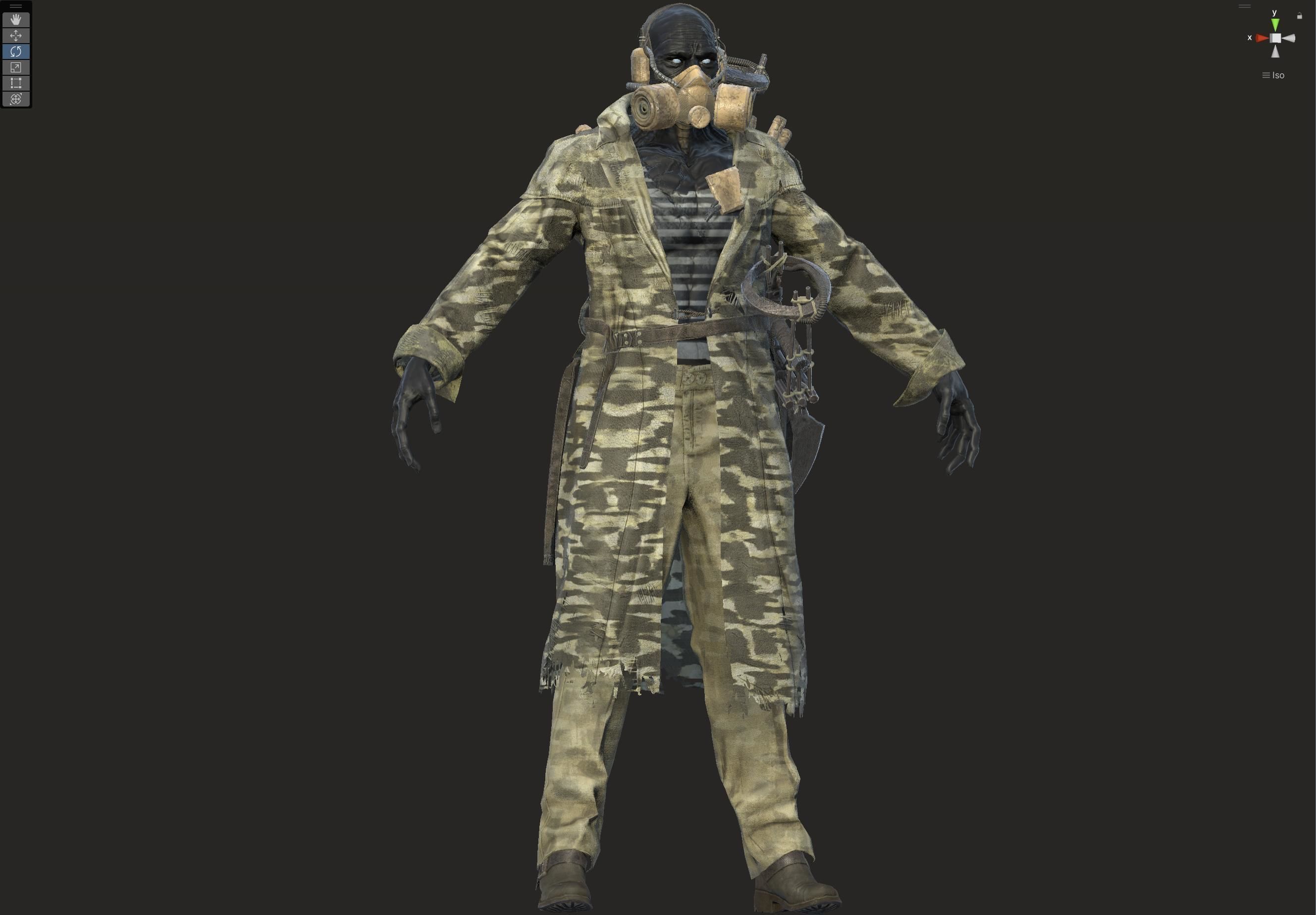 SuperZombie6 Low-poly 3D model_38