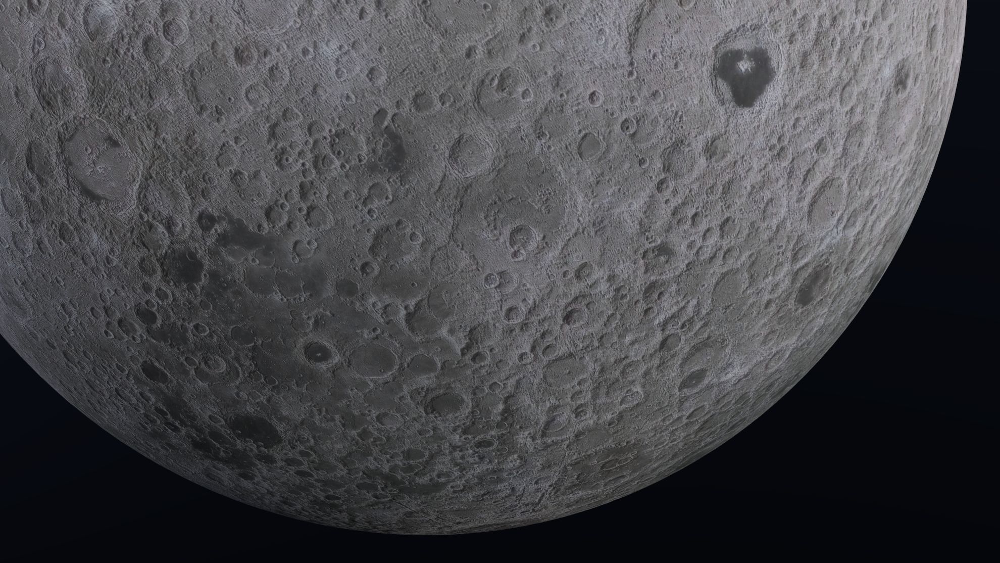 Moon 8K 3D model_2