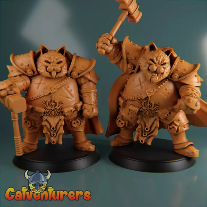 Feline Enforcer - Vossar Doompelt pack 3D print model
