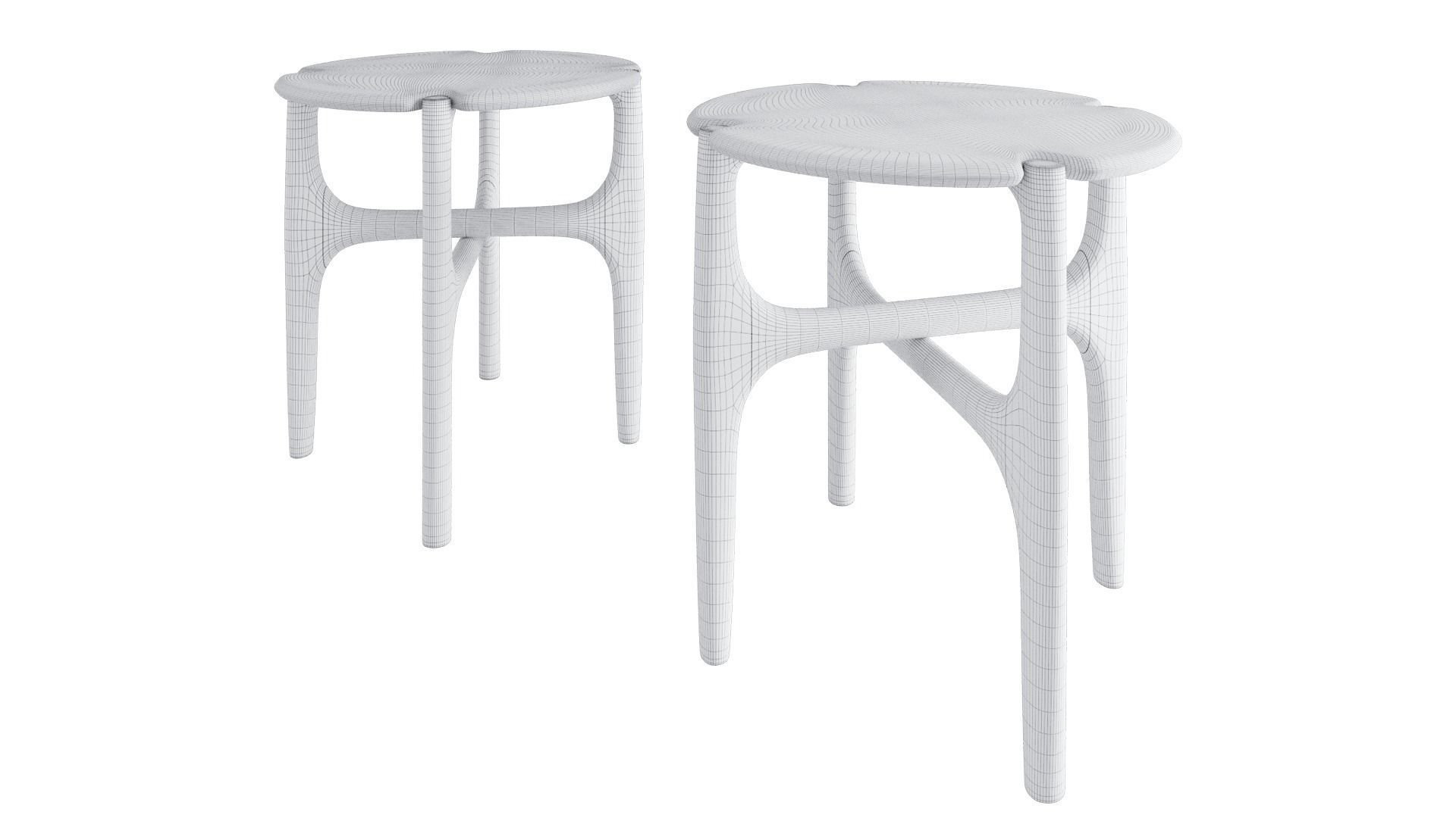 PI Bijzet wand coffee tables 3D model_6