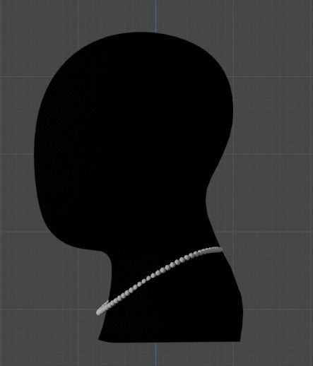 Where Creativity and Fashion Come Together Cuban Chain Low-poly 3D model_1