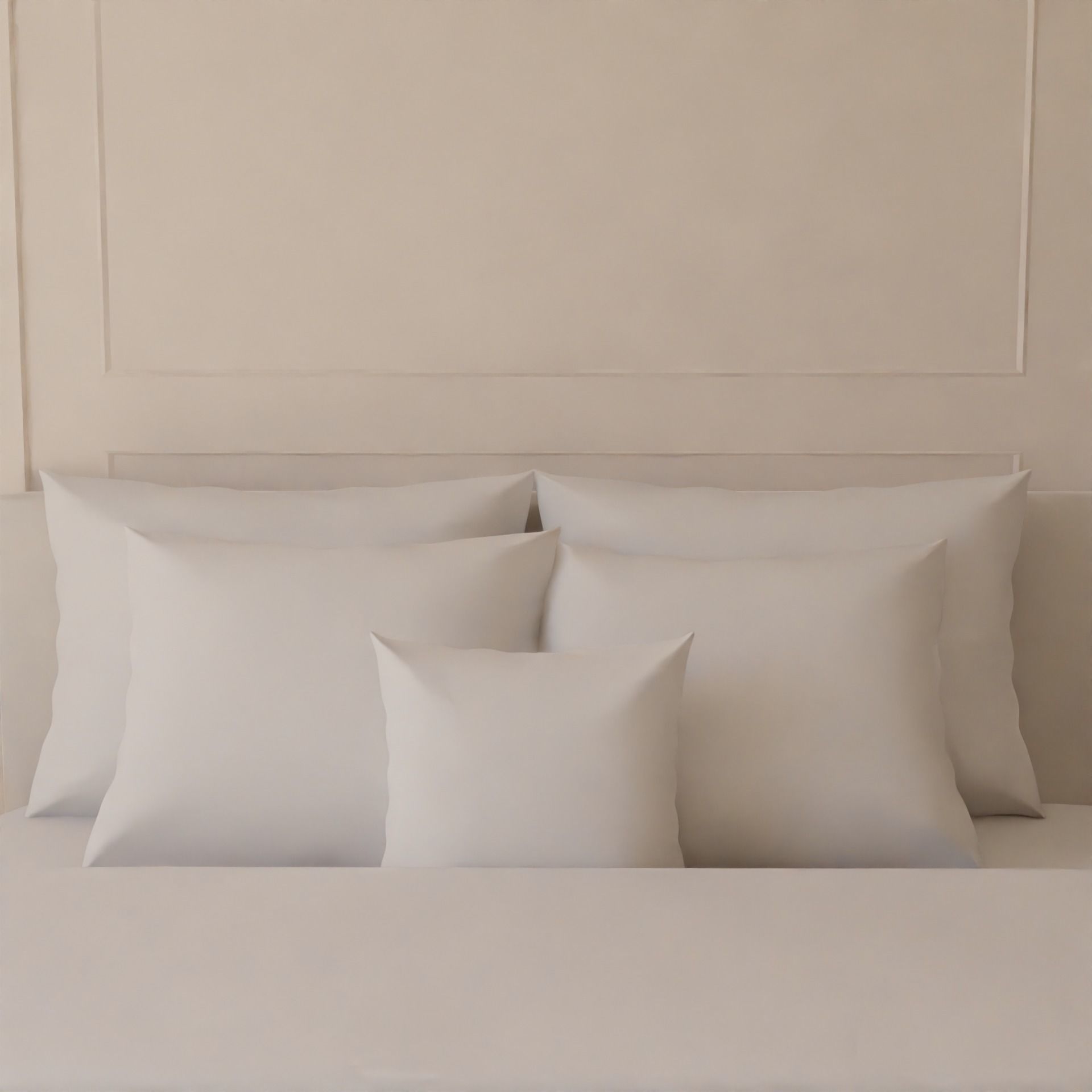 bedroom in the style of minimalist Provence 3D model_8