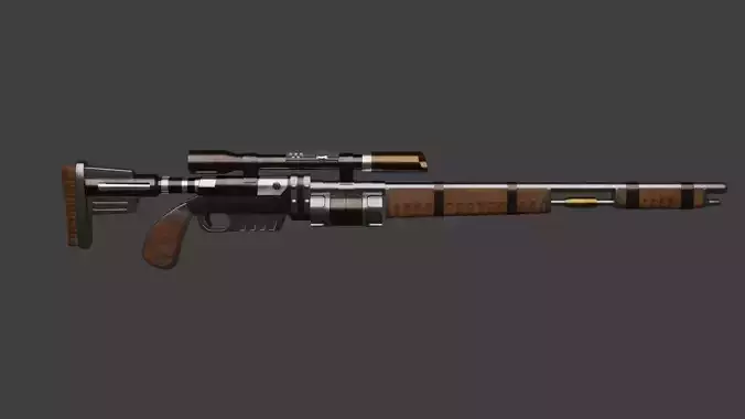 Futuristic Sniper Rifle