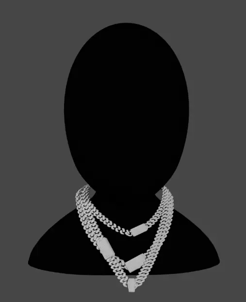 Explore our extensive collection of Cuban Chain Low-poly 3D model_0