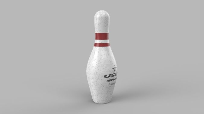 bowling pin 3D model