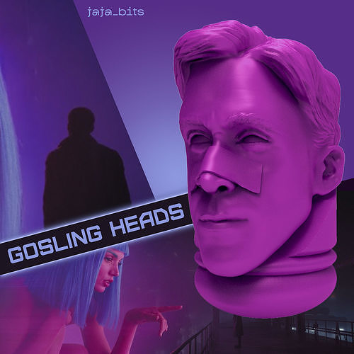  Gosling Marine Head Free 3D print model