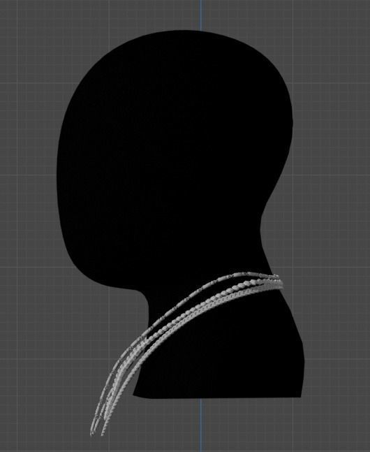 The Perfect Touch for your Cuban Chain Style Low-poly 3D model_1