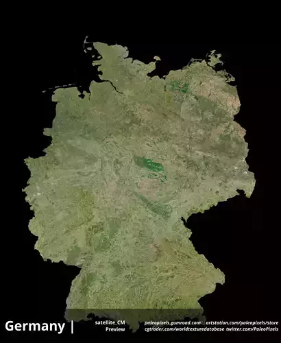 Germany  Satellite  High resolution Maps and masks