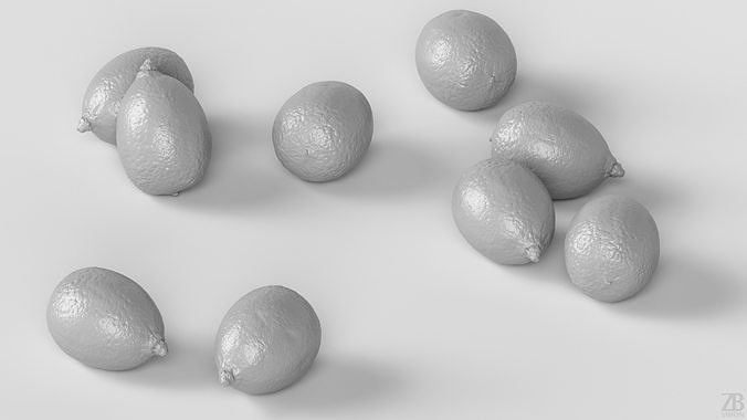 Lime  3D model 4