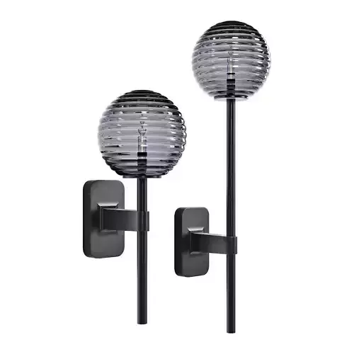 Astro lighting tacoma single-single grande rbbed glass