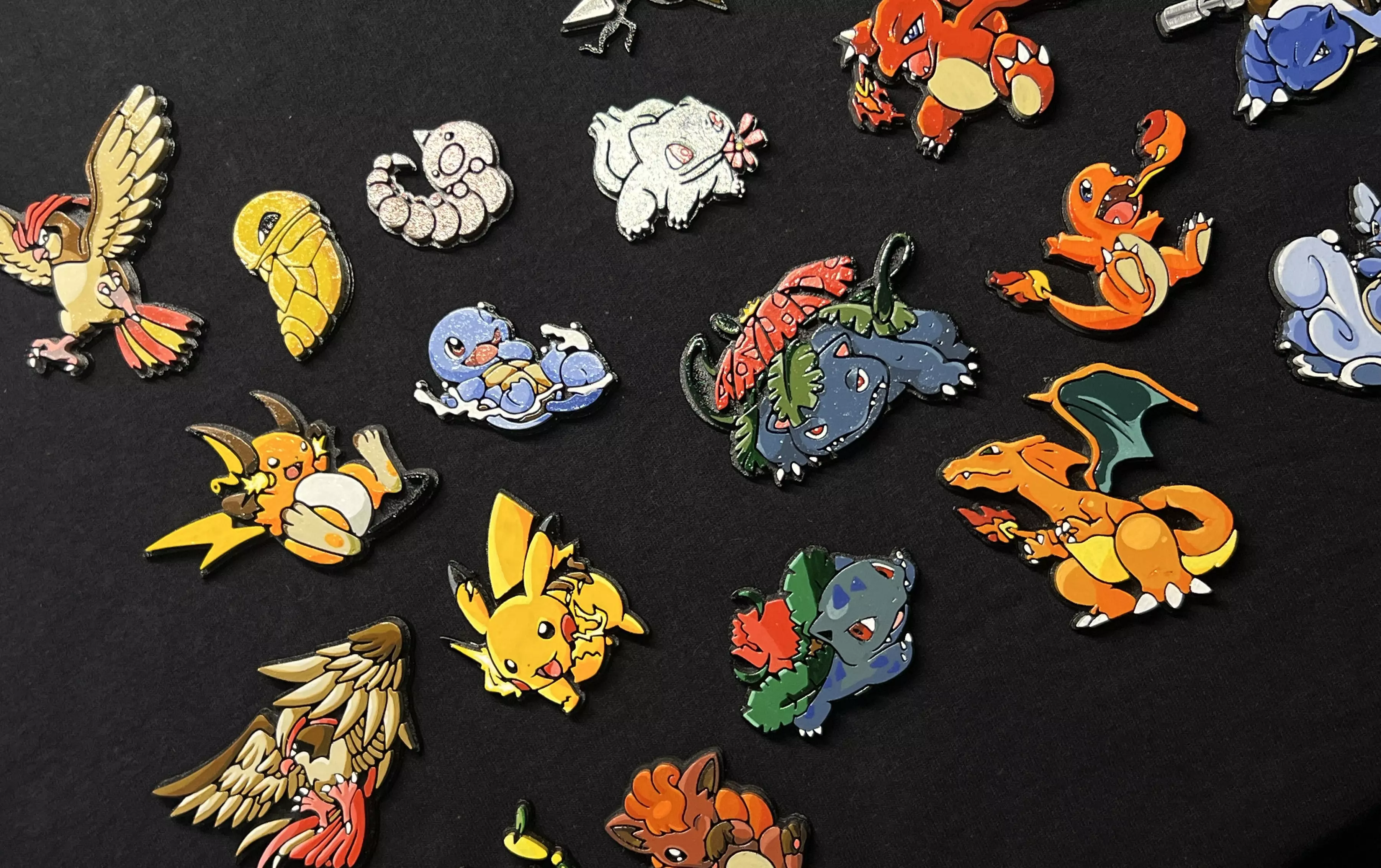 Pokemon pins pack - 1st generation 3D print model