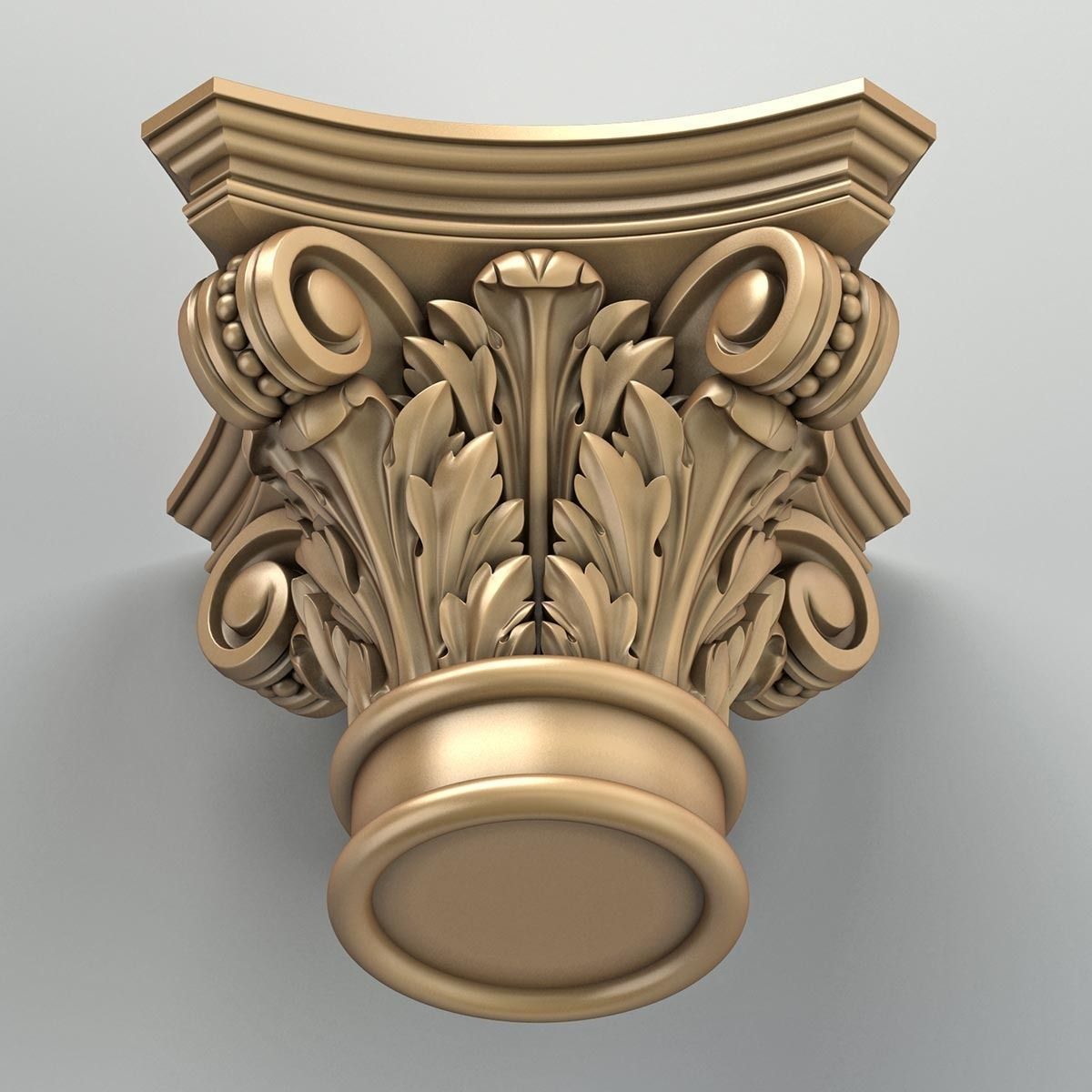 Column Capital 008 3D model_7