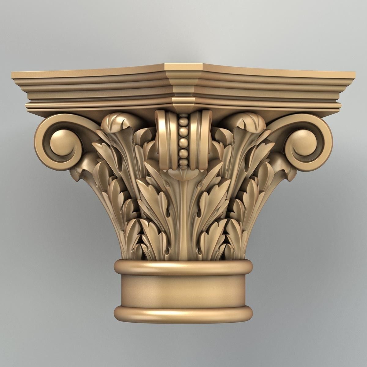 Column Capital 008 3D model_3