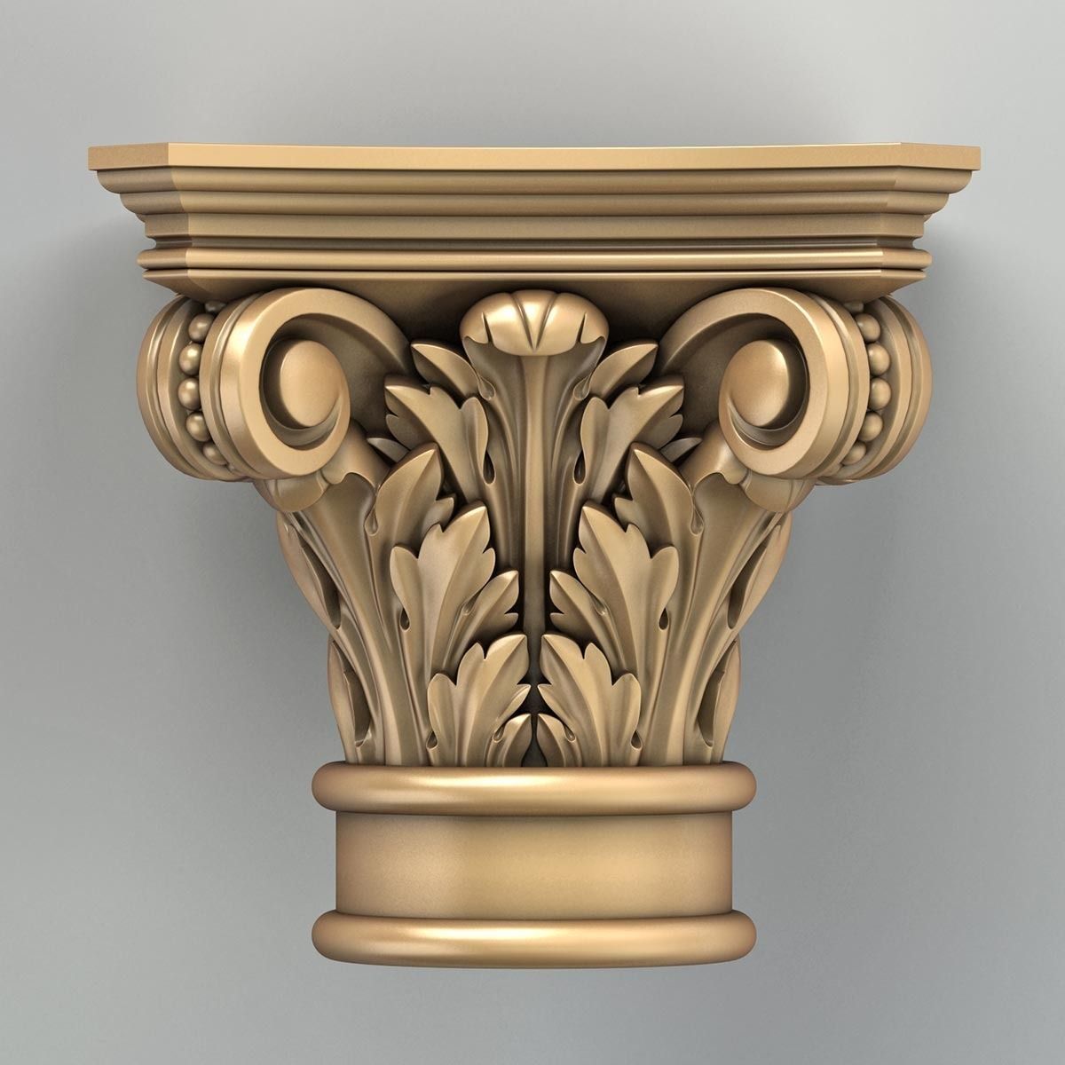 Column Capital 008 3D model_2