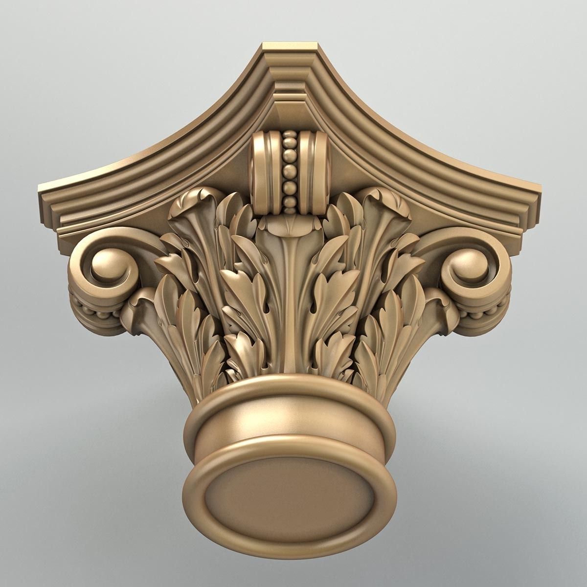 Column Capital 008 3D model_8