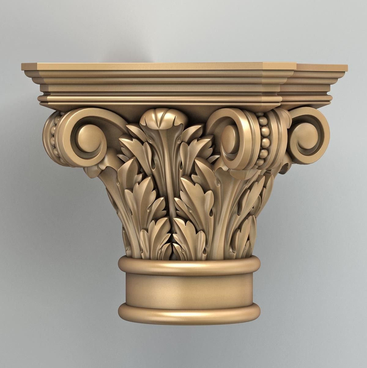 Column Capital 008 3D model_1