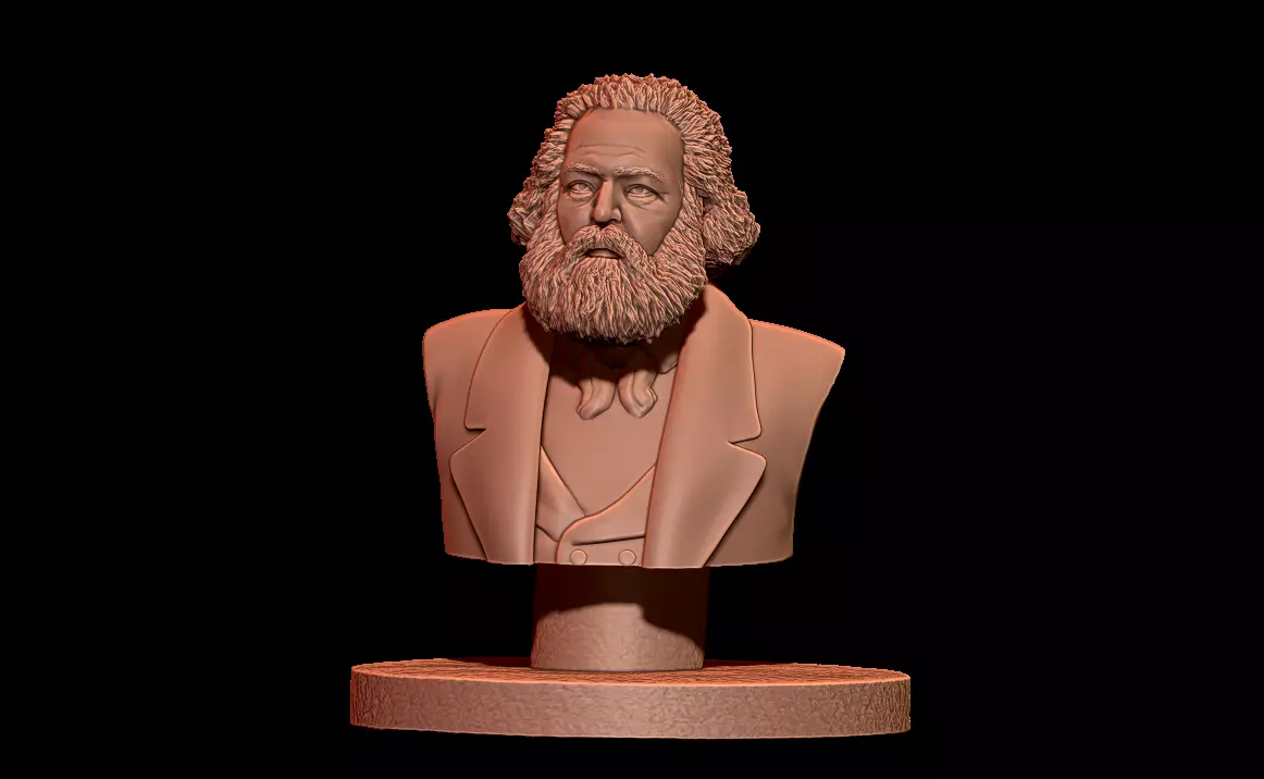 KARL MARX BUST 3D print model_0