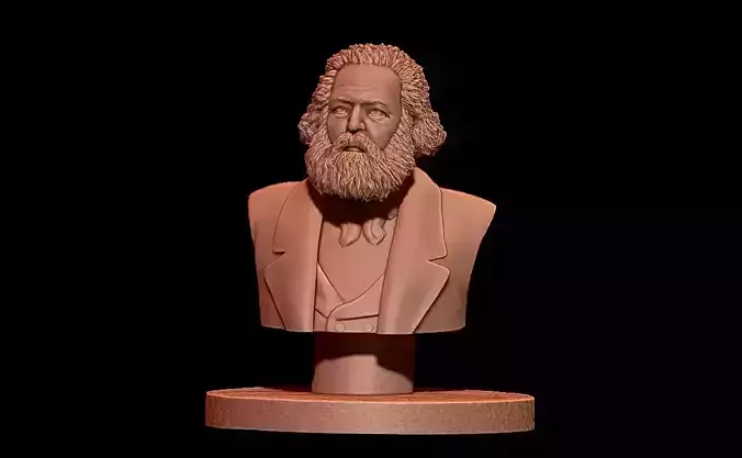 KARL MARX BUST 3D print model
