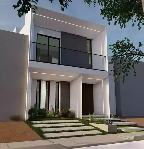 BEAUTIFUL MODERN HOUSE 6 METERS WIDE BY 12 METERS DEEP