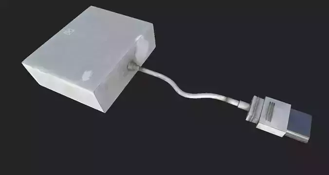 VGA to HDMI Free low-poly 3D model