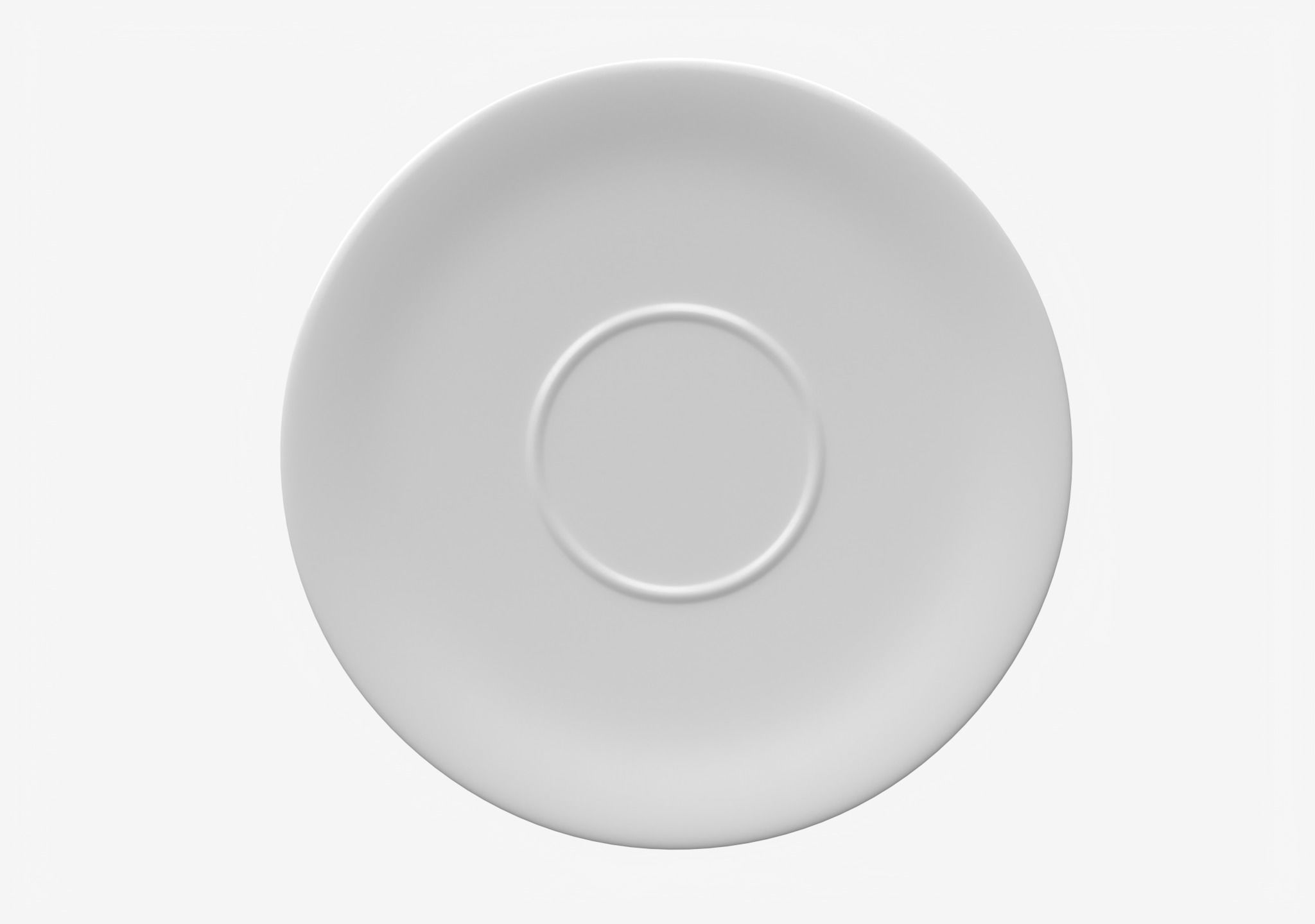 Saucer Free low-poly 3D model_4