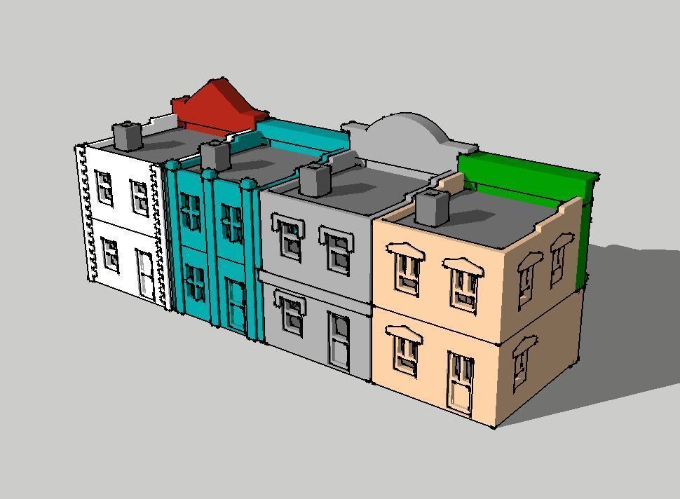 City Shop Set by Outland Models 3D Printable 3D print model_3