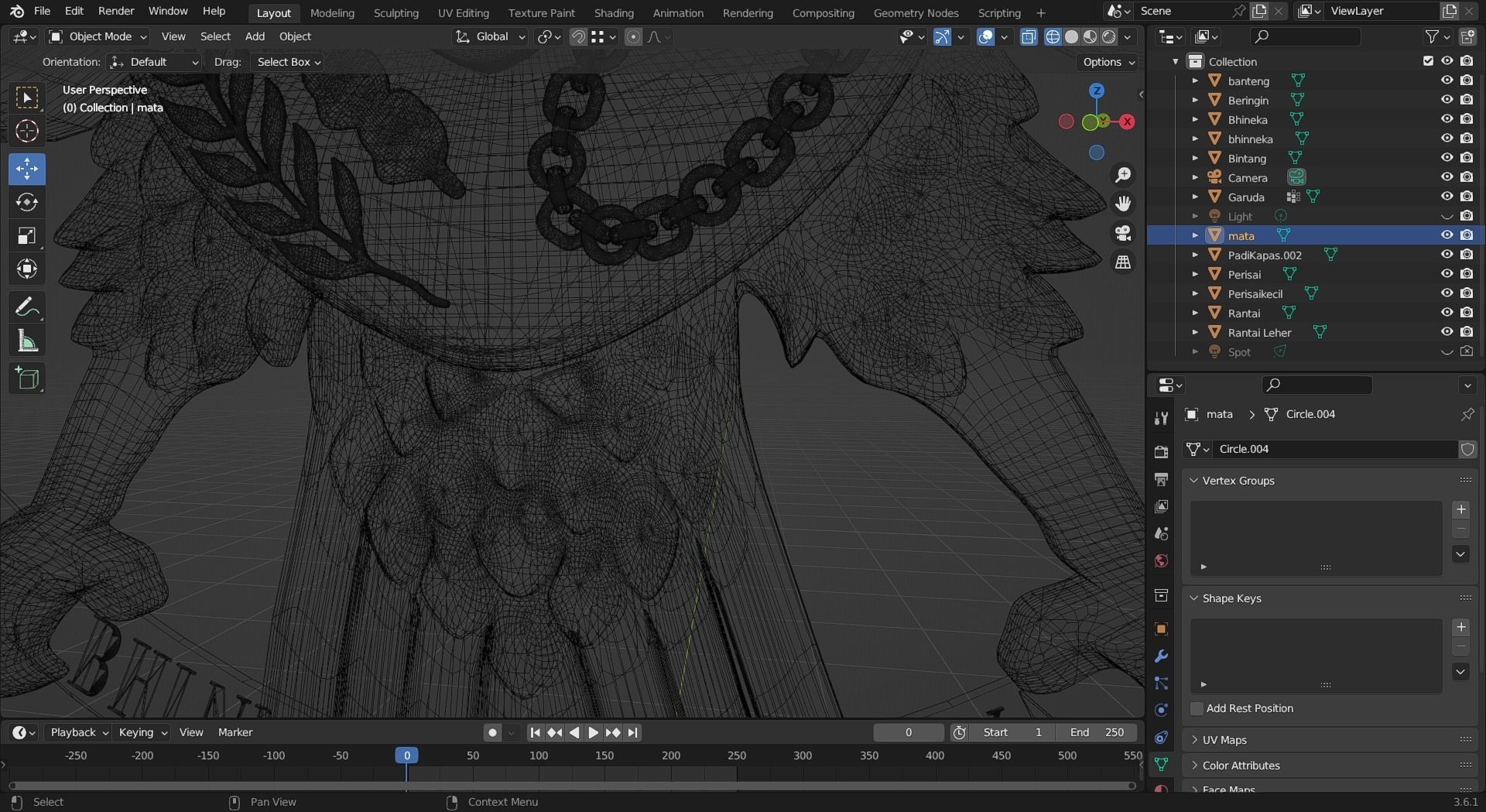 Garuda pancasila 3d model cgtrader