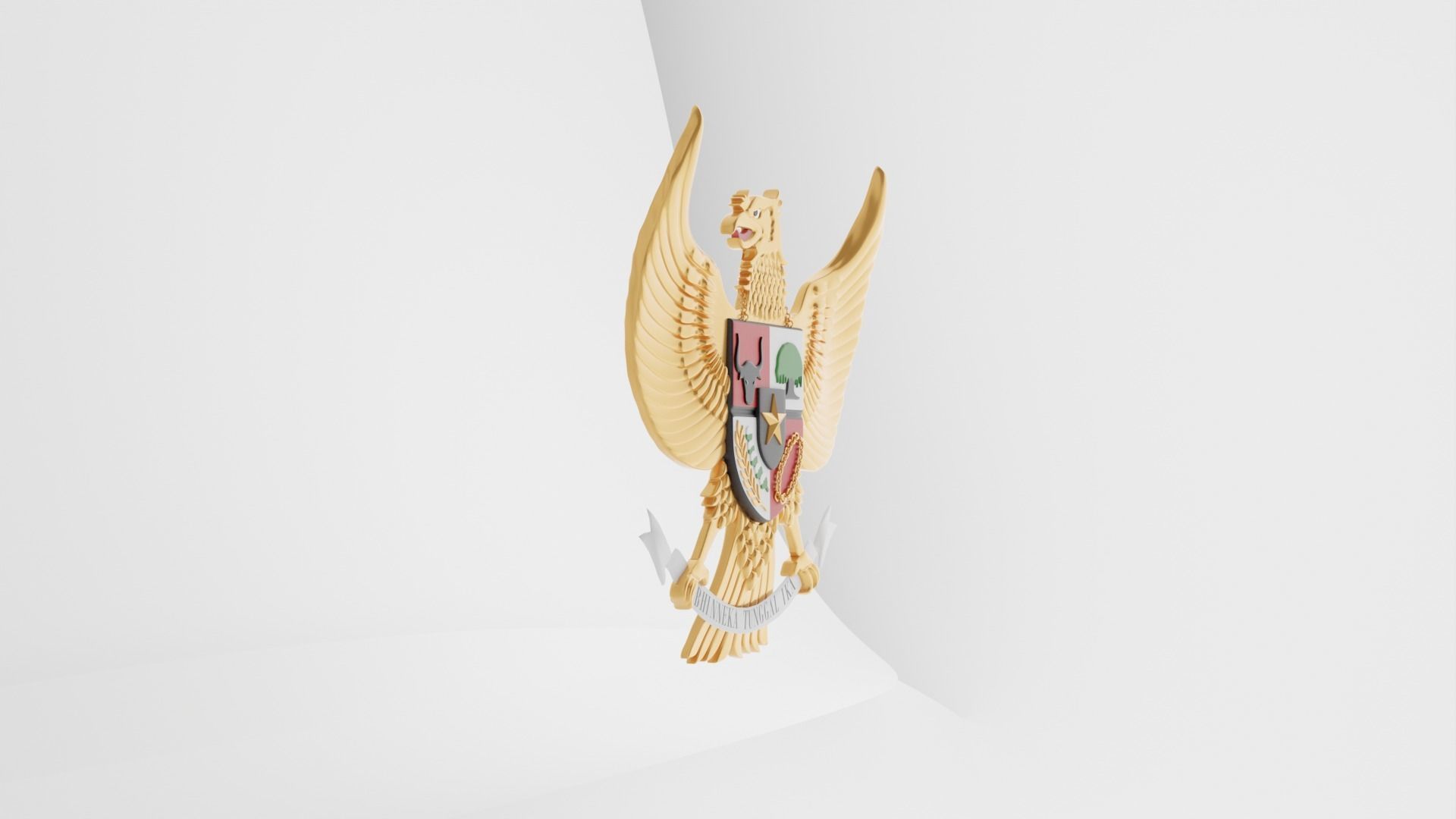 Garuda pancasila 3d model cgtrader