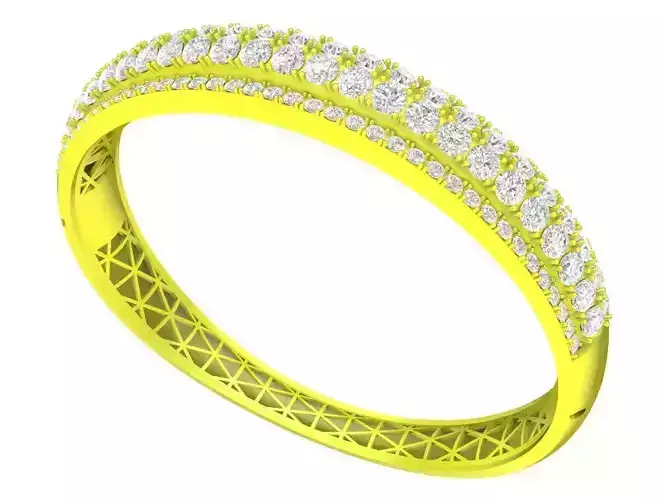 6482 hongkong style diamond bangle for lady