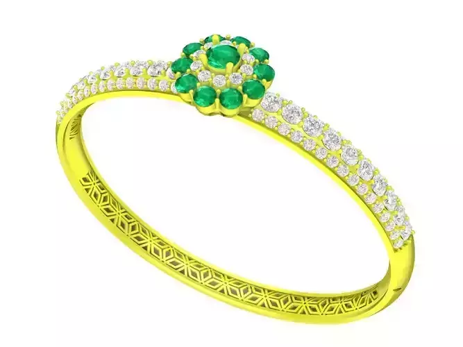 6484 Korean Style Diamond Women Bangle