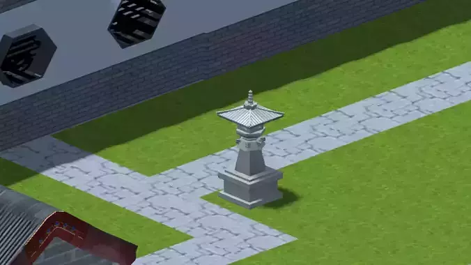 Chinese-style floor lamp 