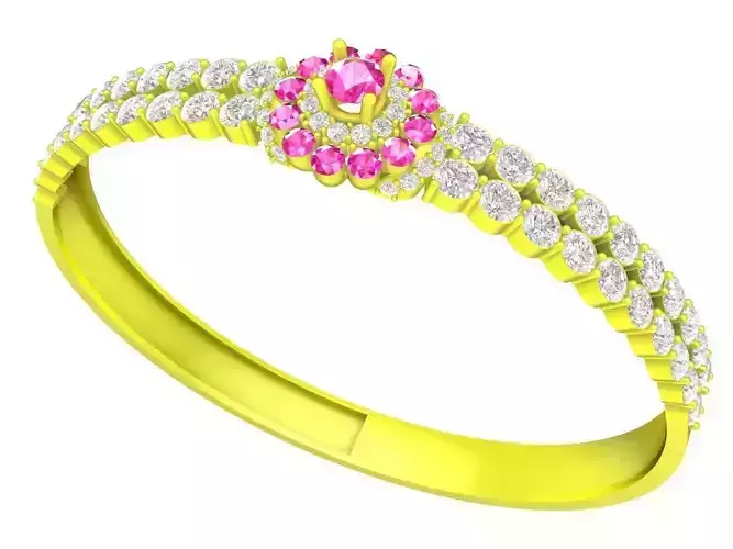 6490 Korean Style Flower Diamond Women Bracelets