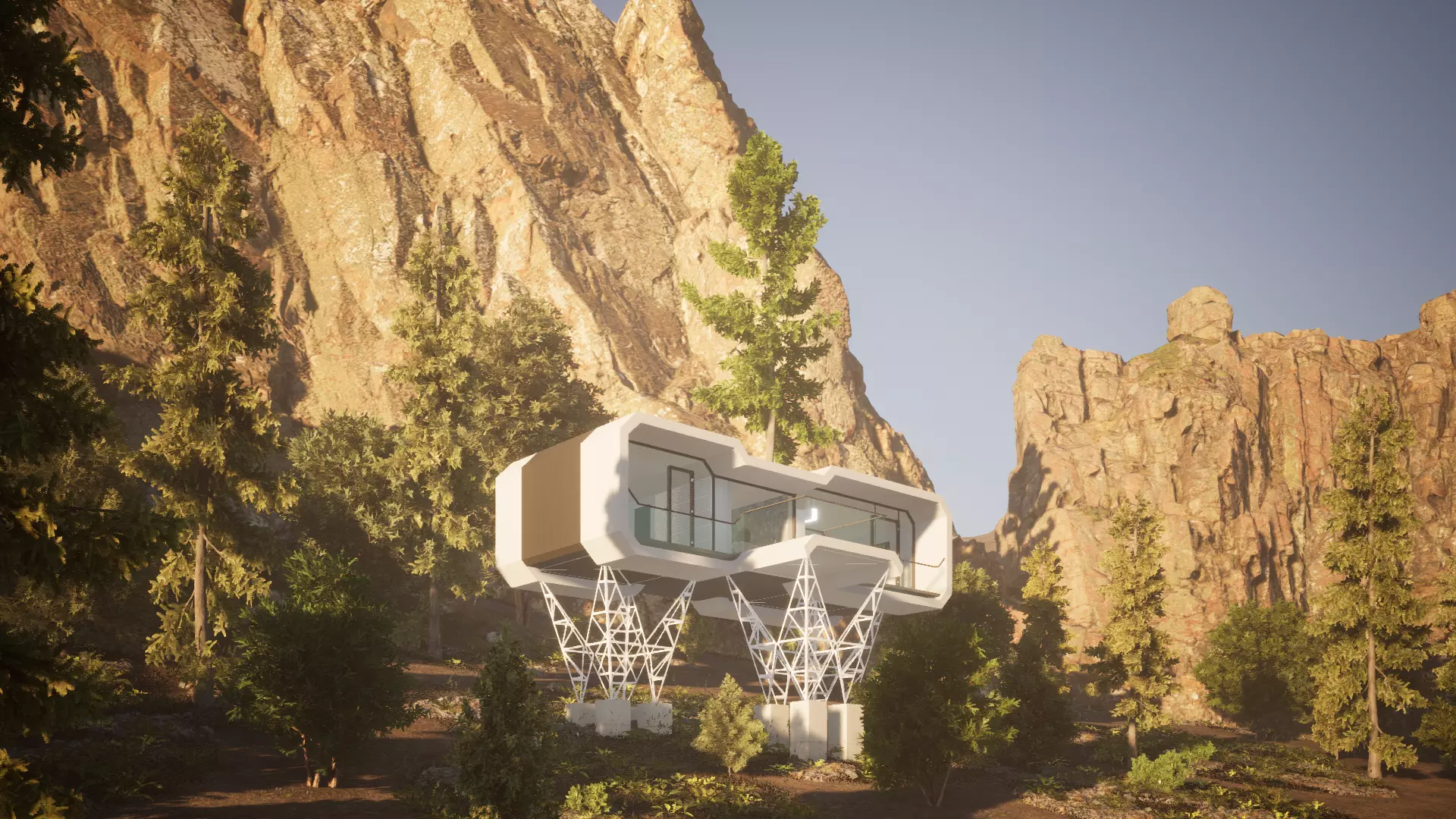 055Modernhouse1f75m2 3D model