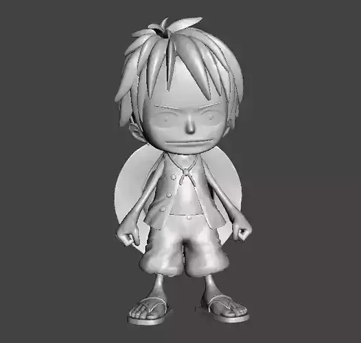 Luffy tiny 3D Model