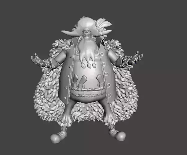 Marshall D Teach 4 emperors 3D Model 3D print model
