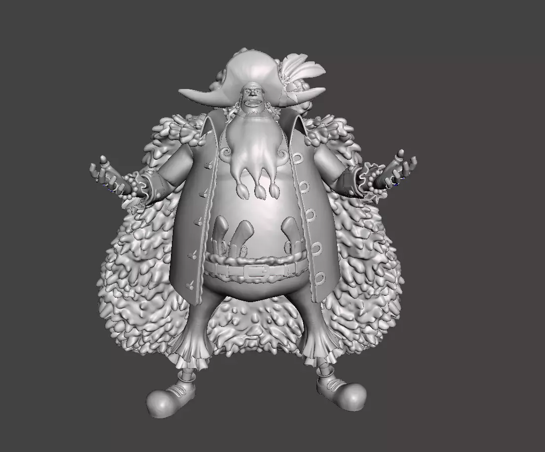 Marshall D Teach 4 emperors 3D Model 3D print model