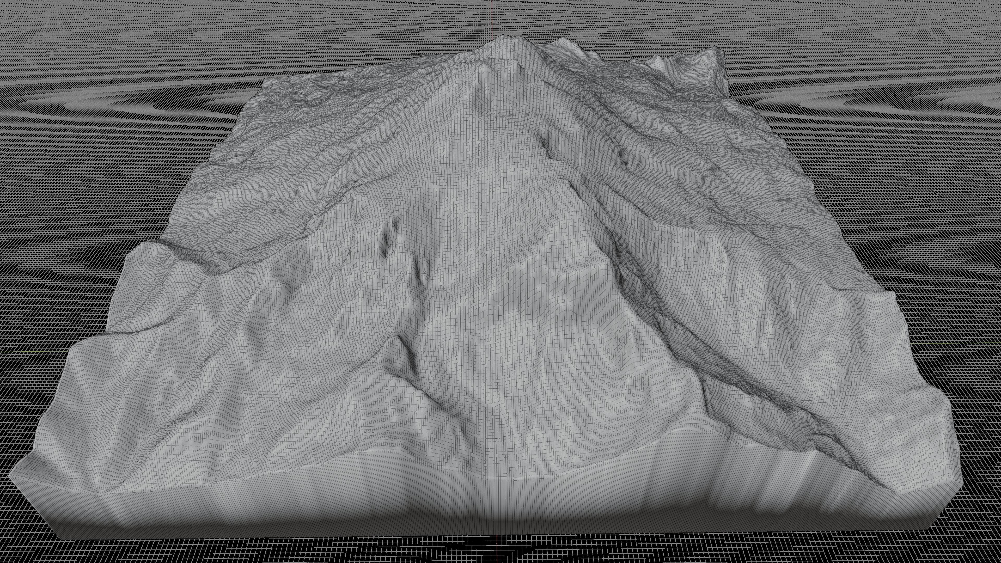 Mount Elbrus 3d Terrain model 3D model_10