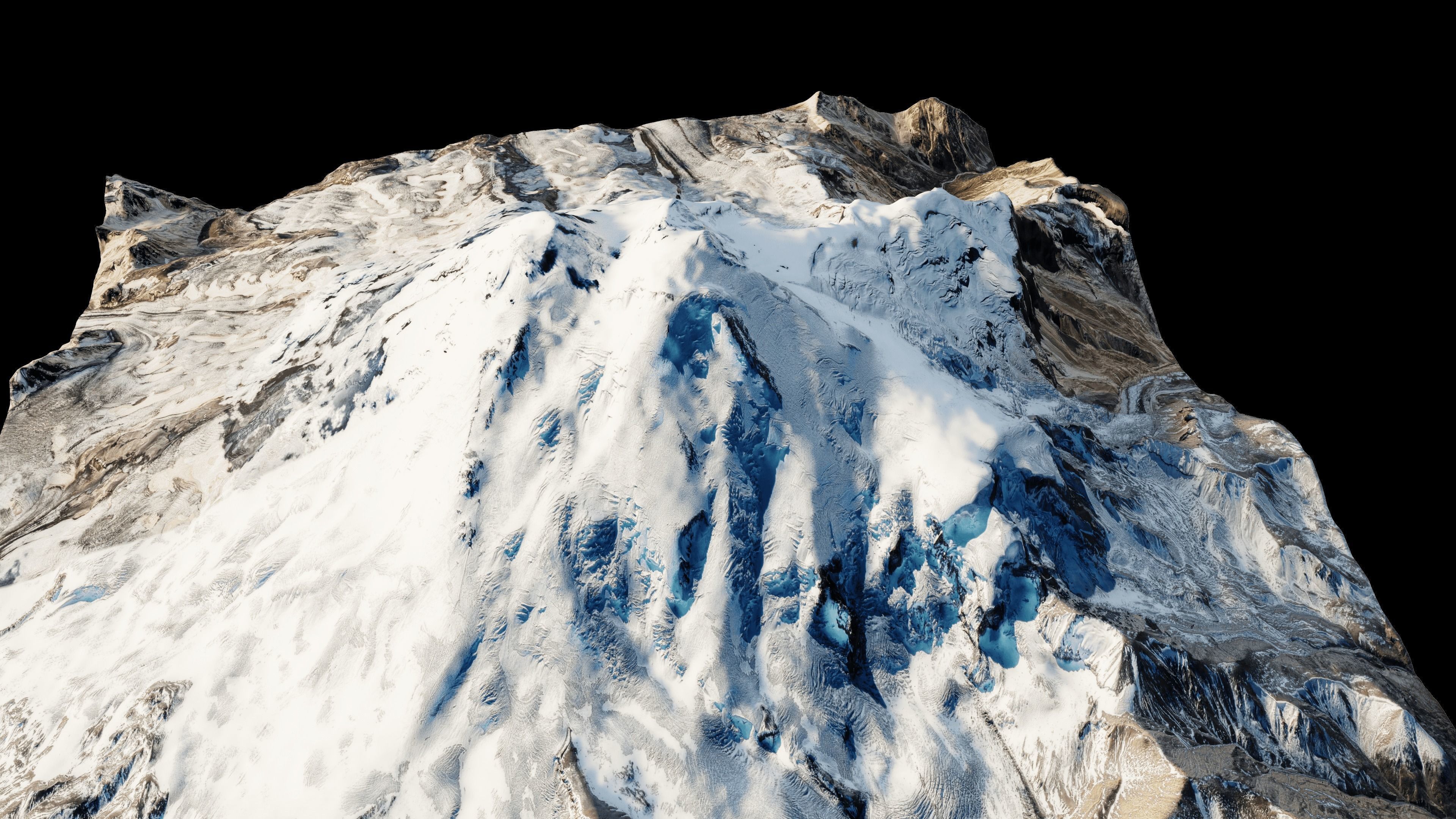 Mount Elbrus 3d Terrain model 3D model_5