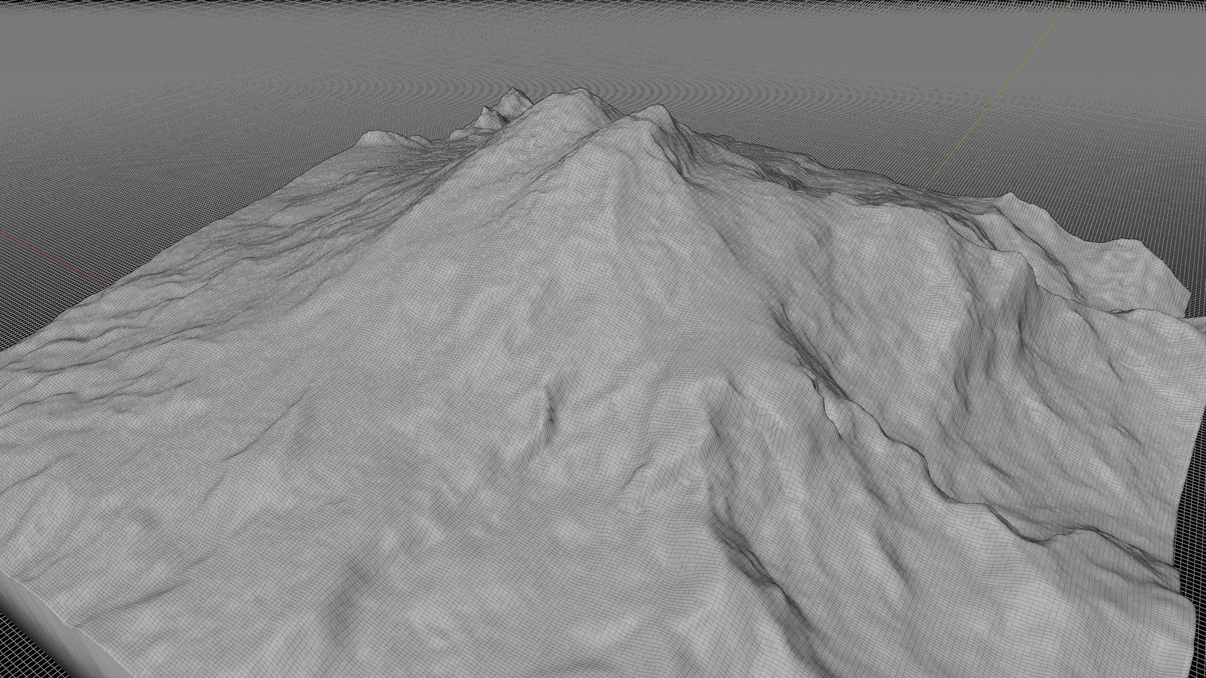Mount Elbrus 3d Terrain model 3D model_11