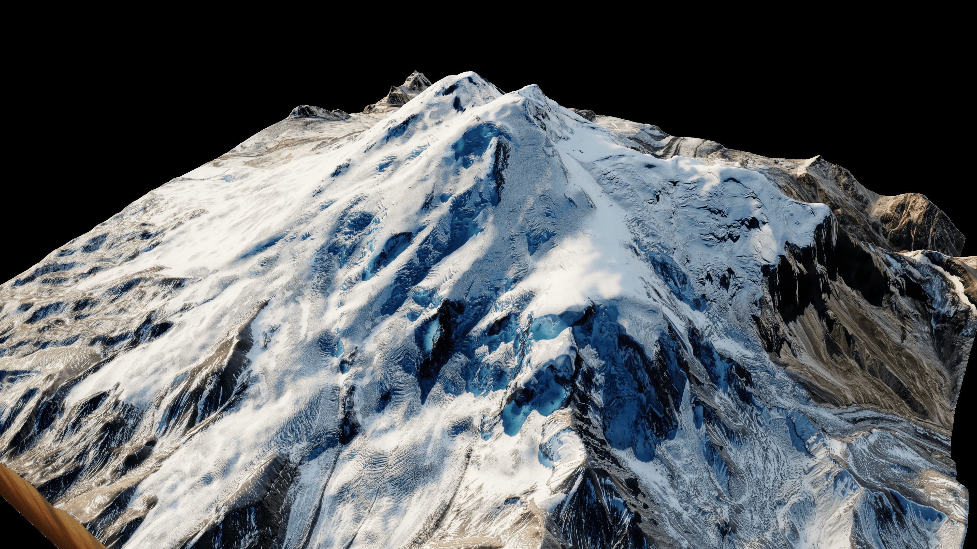 Mount Elbrus 3d Terrain model 3D model_6