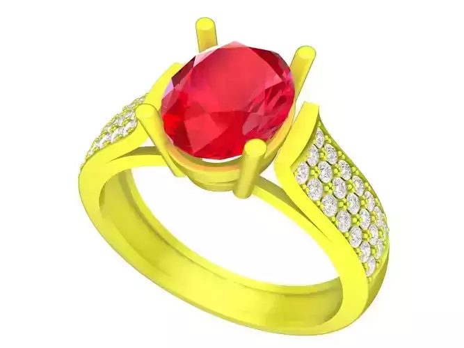 6509 Asian Diamond Women Ring