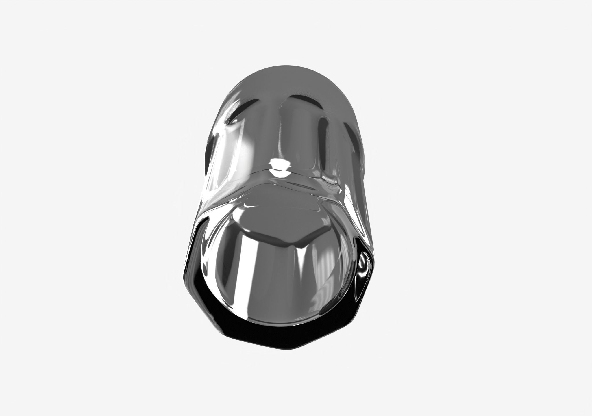 Glass Cup Low-poly 3D model_6