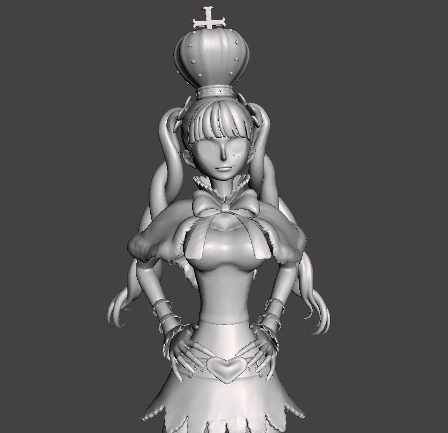 Ghost Princess Perona 3D Model 3D print model_1