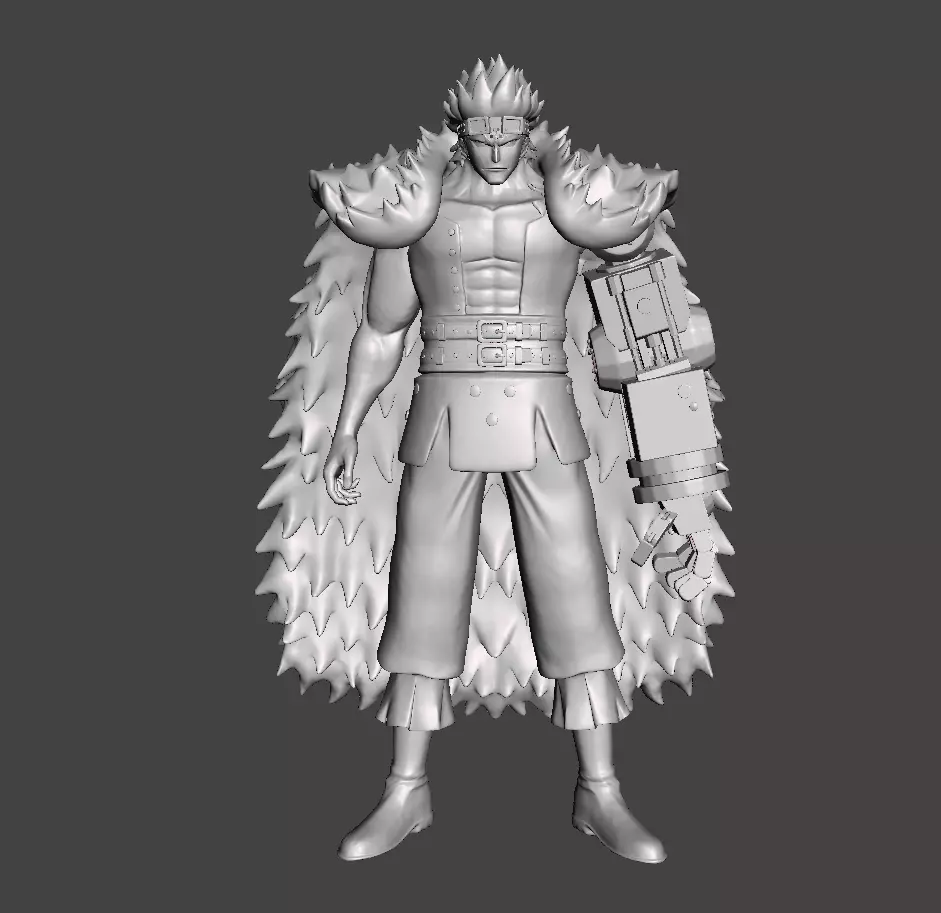 Eustass Captain Kid after timeskip 3D Model 3D print model