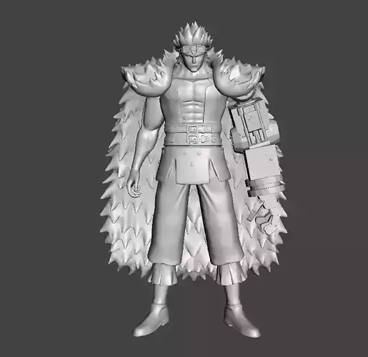 Eustass Captain Kid after timeskip 3D Model