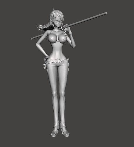 Nami 3d2y One piece 3D Model 3D print model