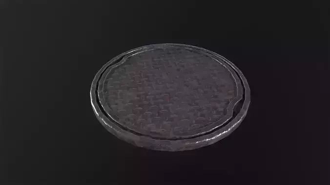 City Manhole 3D Model