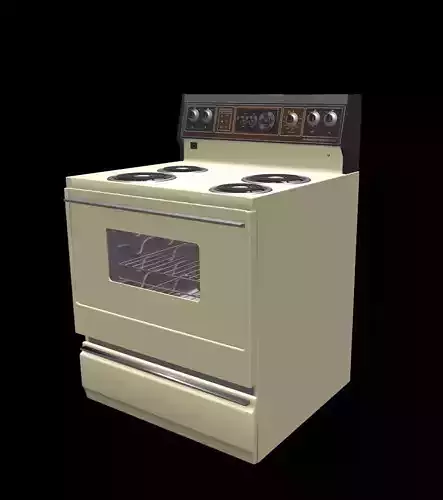 Vintage Stove 3D model