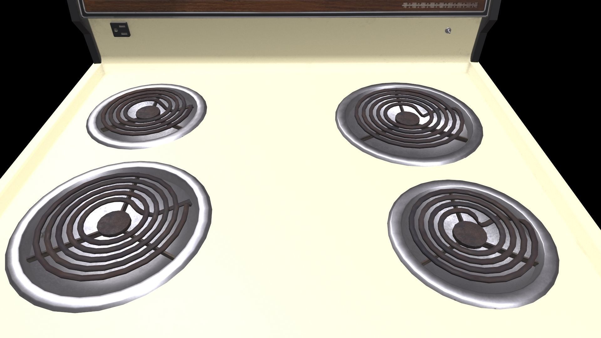 Vintage Stove 3D model_14