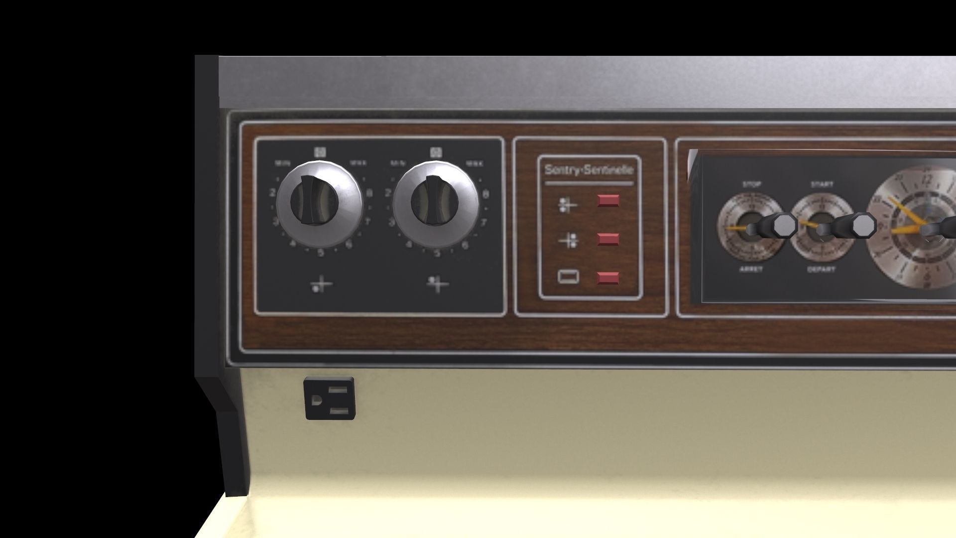 Vintage Stove 3D model_16